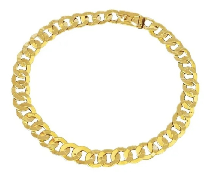 Pulseira em Ouro 18k Elos Redondos 