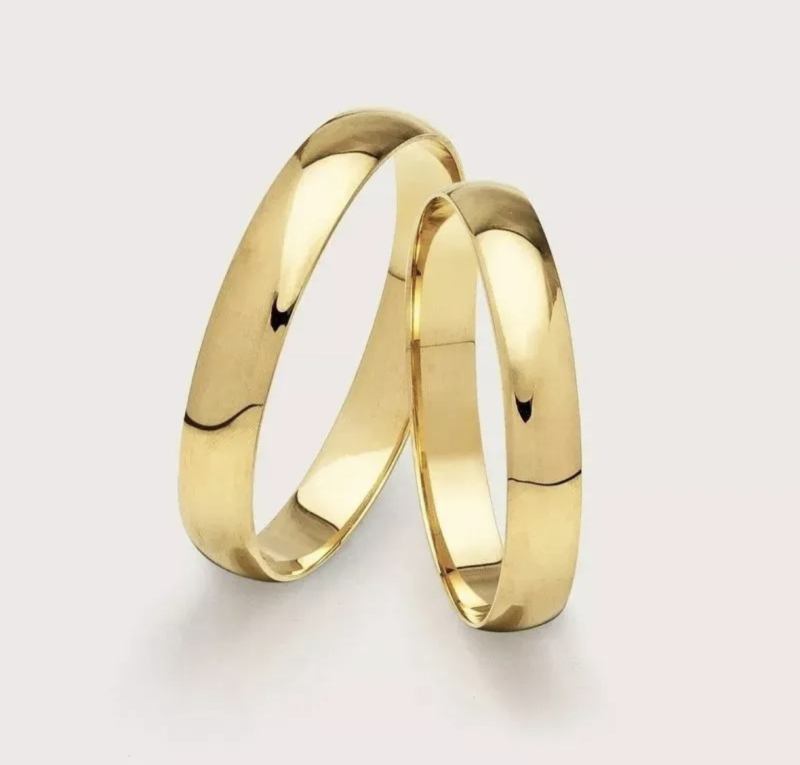 Aliança Tradicional em Ouro 18K 5mm
