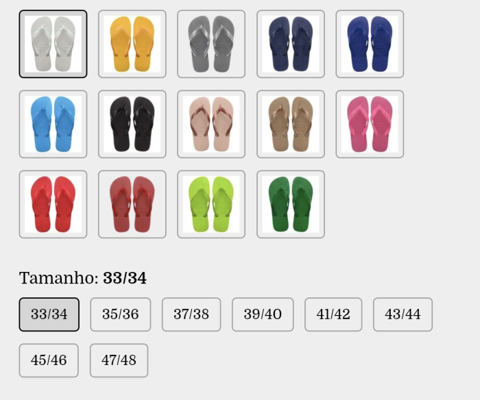 Chinelo Havaianas Top